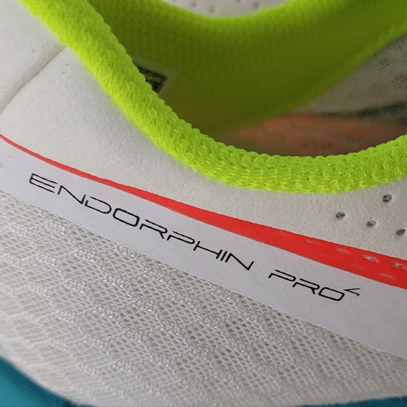 Saucony Endorphin Pro 4 running shoes in the "White/Mutant" colorway Men's 11.5 - Picture 5 of 5